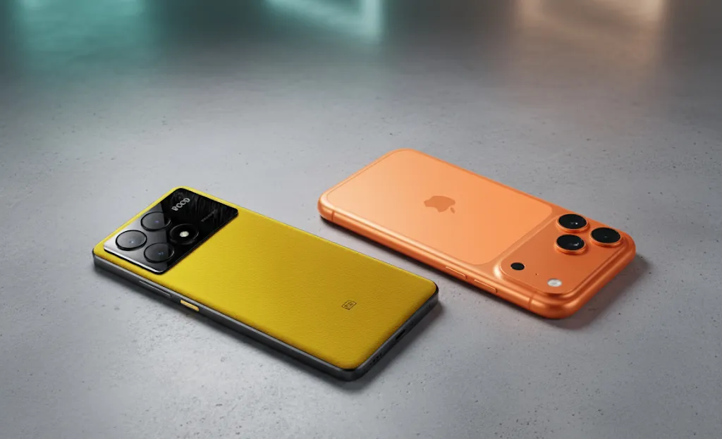 POCO X6 Pro - iPhone 17 Pro