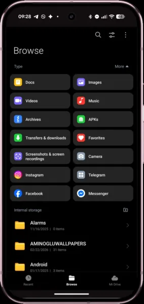 Xiaomi HyperOS File Manager